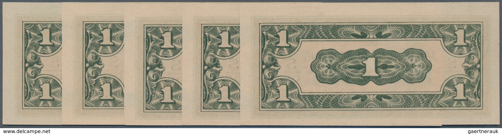 Netherlands Indies / Niederländisch Indien: De Japansche Regeering Set With 10 Banknotes 1 Cent ND(1 - Niederländisch-Indien