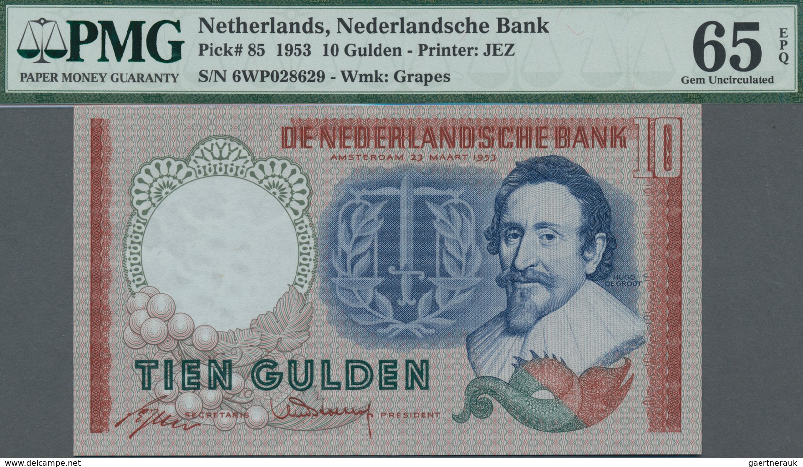 Netherlands / Niederlande: De Nederlandsche Bank Set With 3 Banknotes Containing 10 Gulden 1942 P.56 - Sonstige & Ohne Zuordnung