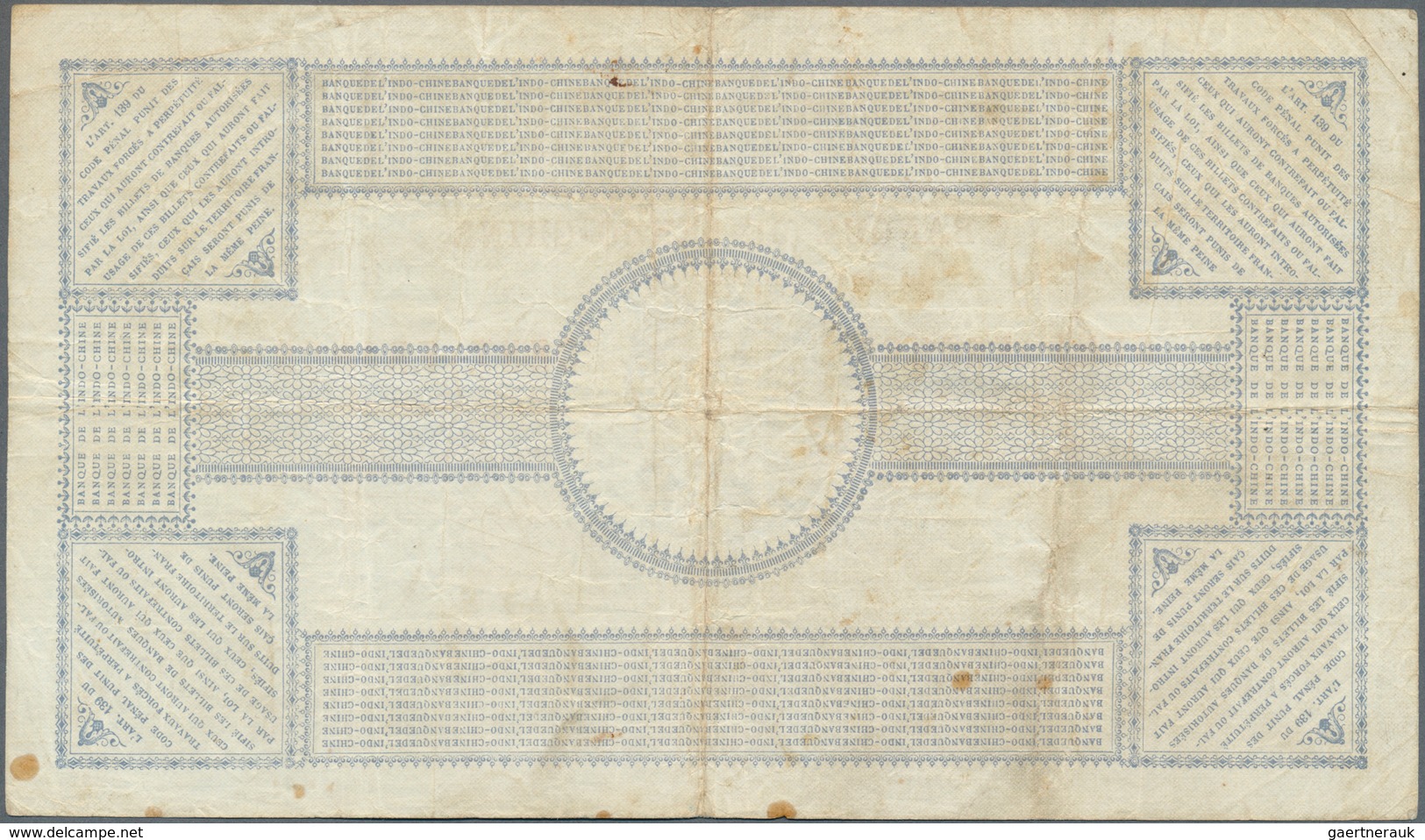 New Caledonia / Neu Kaledonien: 100 Francs 1914 Noumea Banque De L'Indochine P. 17, Dated 10.03.1914 - Nouvelle-Calédonie 1873-1985