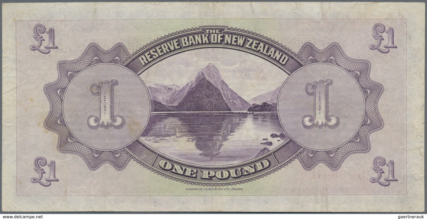 New Zealand / Neuseeland: The Reserve Bank Of New Zealand, Very Nice Set With 10 Shillings, 1 And 5 - Nouvelle-Zélande