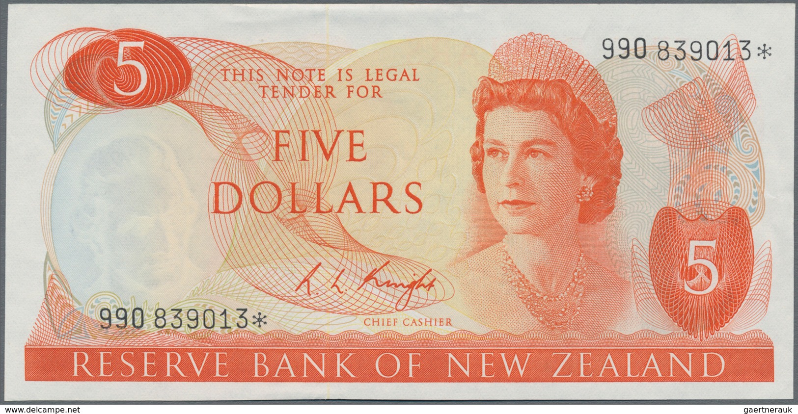 New Zealand / Neuseeland: Reserve Bank Of New Zealand Very Rare Set With 8 Replacement Notes, All Wi - Neuseeland