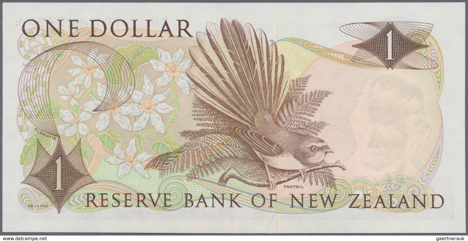 New Zealand / Neuseeland: Reserve Bank of New Zealand very rare set with 8 replacement notes, all wi