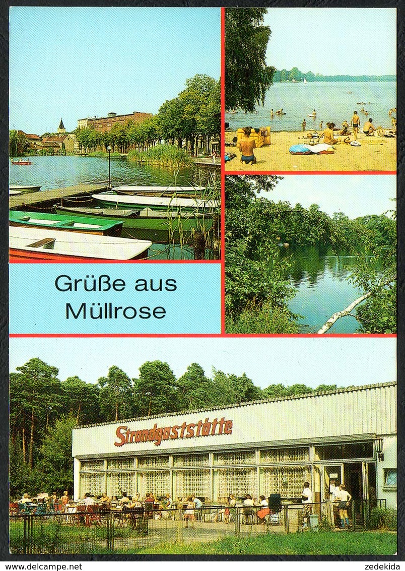 D2472 - TOP Müllrose Gaststätte Freibad - Bild Und Heimat Reichenbach - Muellrose