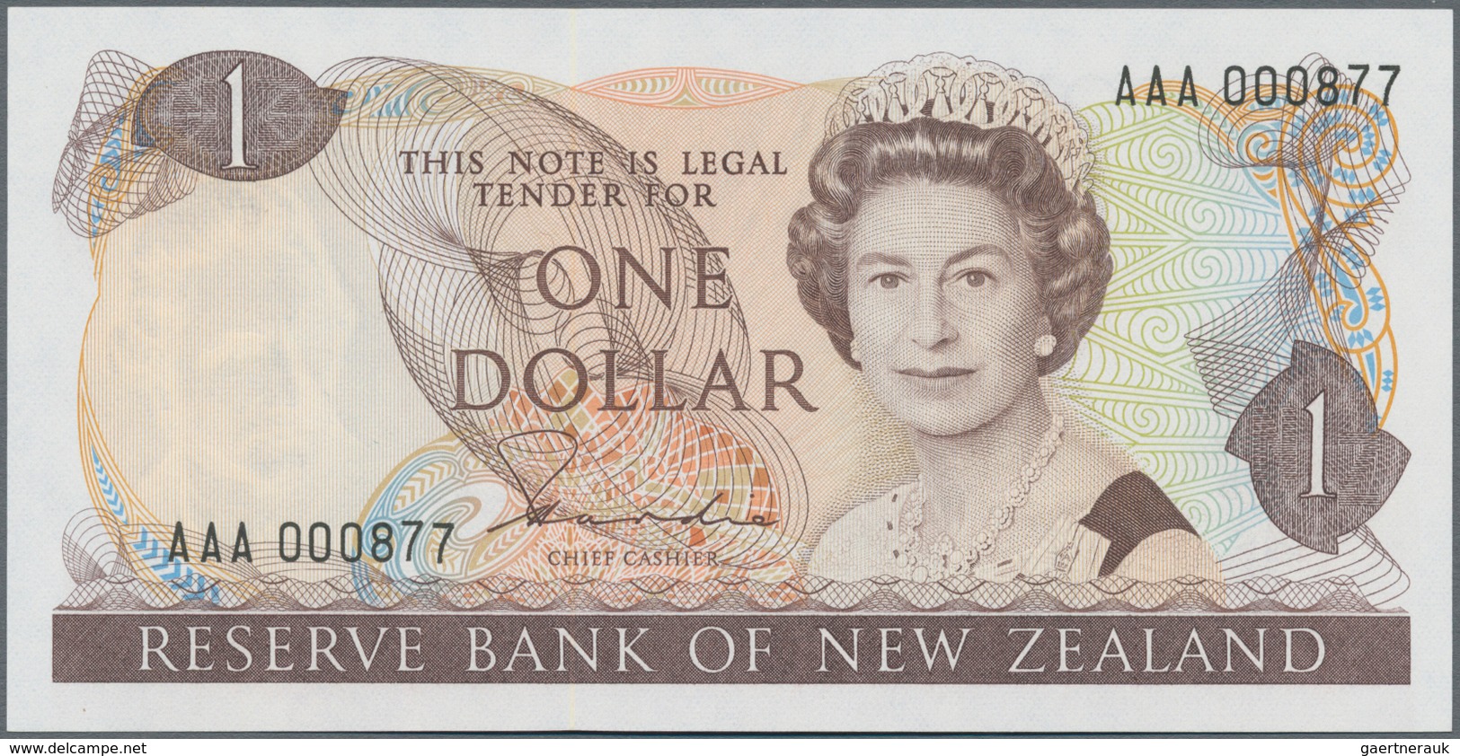 New Zealand / Neuseeland: Reserve Bank Of New Zealand, Very Nice And Rare Set With 7 Banknotes 1, 2, - Nouvelle-Zélande