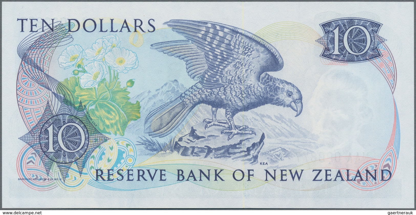 New Zealand / Neuseeland: Reserve Bank of New Zealand, very nice and rare set with 7 banknotes 1, 2,