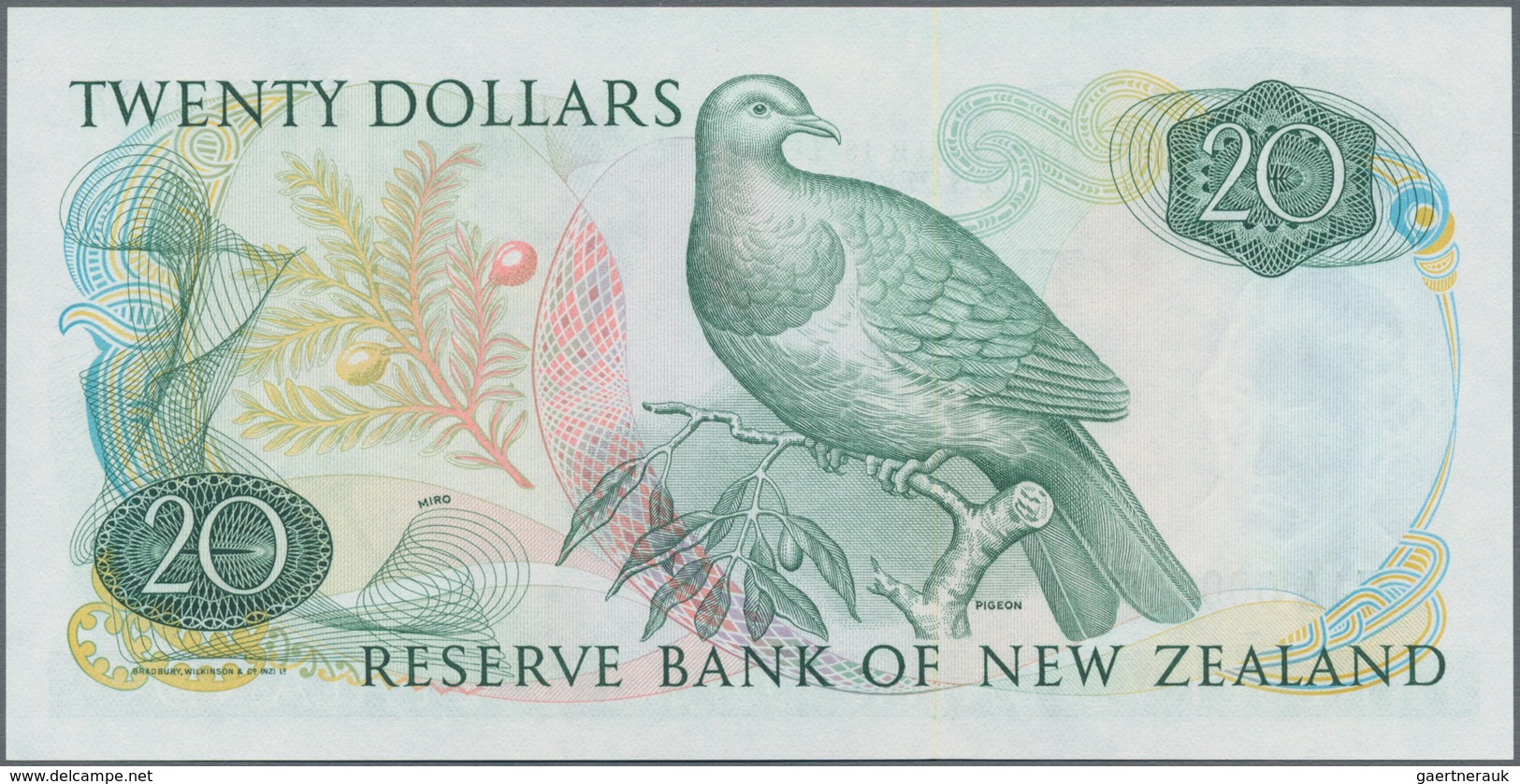 New Zealand / Neuseeland: Reserve Bank of New Zealand, very nice and rare set with 7 banknotes 1, 2,