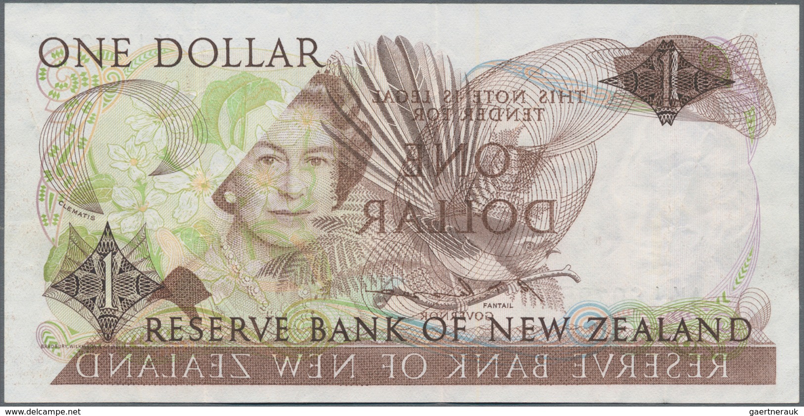 New Zealand / Neuseeland: Reserve Bank Of New Zealand 1 Dollar ND(1981-92), Signature: Russell, P.16 - Neuseeland