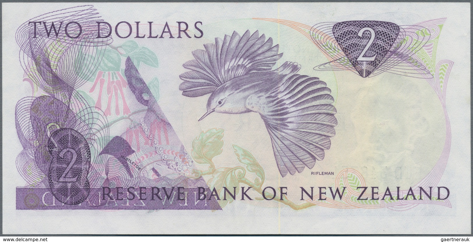 New Zealand / Neuseeland: Reserve Bank Of New Zealand 2 Dollars ND(1981-92), Signature: Russell, P.1 - Nouvelle-Zélande