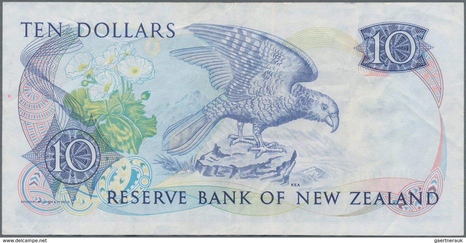 New Zealand / Neuseeland: Reserve Bank Of New Zealand 10 Dollars ND(1981-92), Signature: Russell, P. - Nieuw-Zeeland