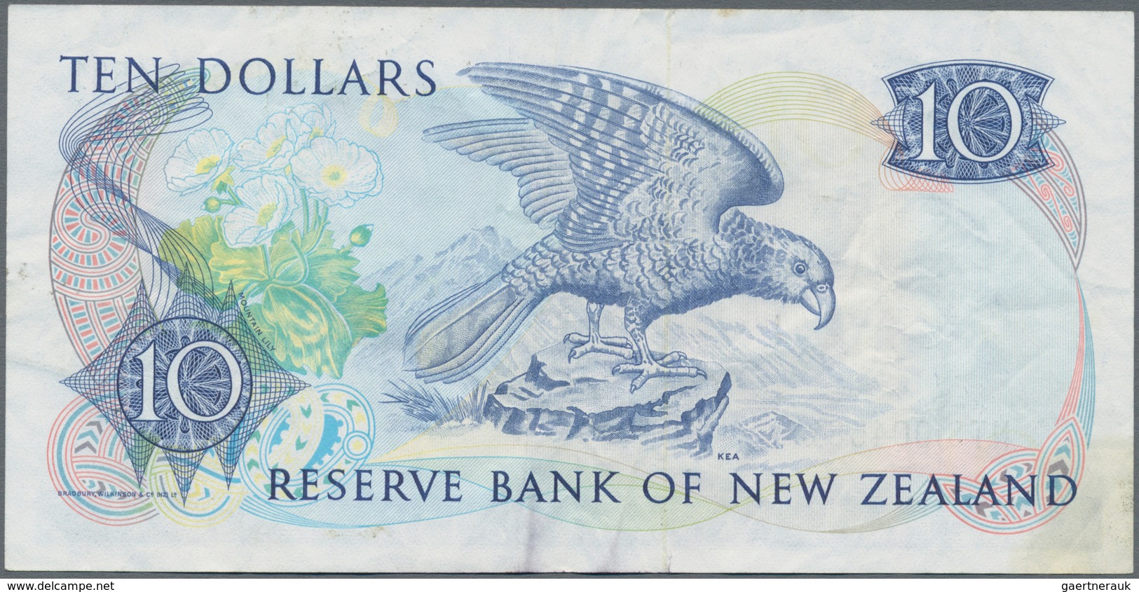 New Zealand / Neuseeland: Reserve Bank Of New Zealand 10 Dollars ND(1981-92), Signature: Russell, P. - Neuseeland