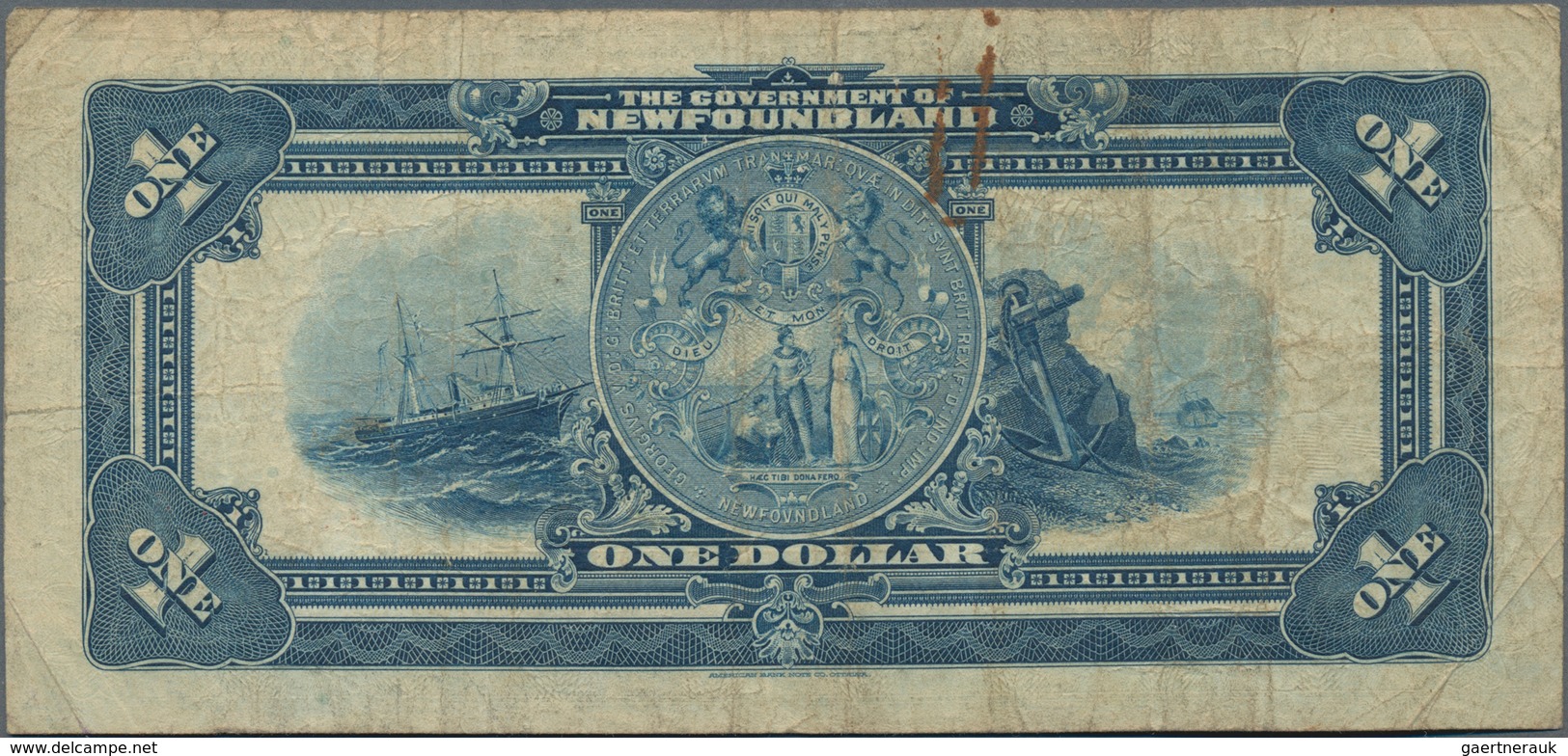 Newfoundland / Neufundland: The Government Of Newfoundland 1 Dollar 1920, P.A14c With Signatures: Ke - Canada