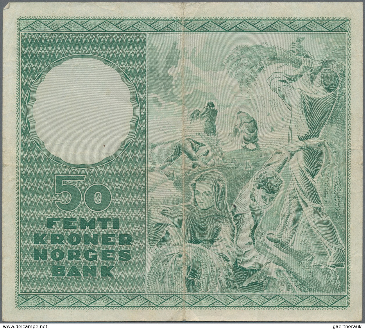 Norway / Norwegen: Norges Bank Set With 4 Banknotes 50 Kroner 1957, 1961 And 1963 P.32 (F/F+) And 10 - Norwegen