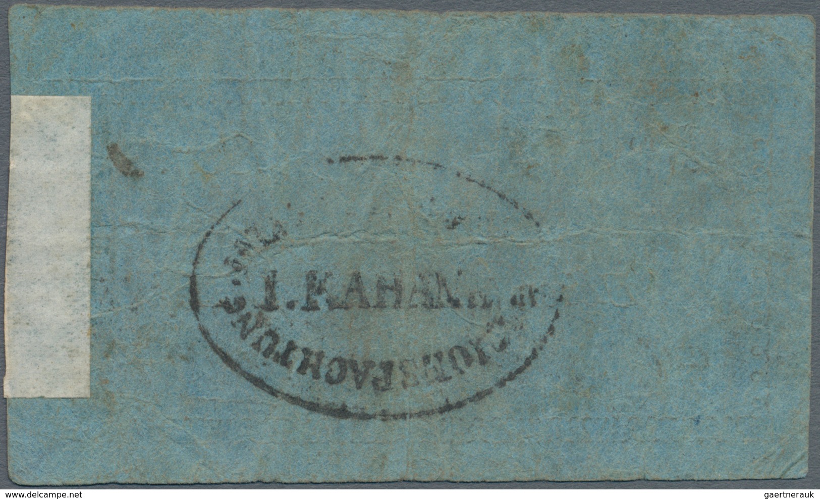 Poland / Polen: J. Kahane – Schuldschein über 3 Kreuzer 1849, P.NL (Podcziaski GA-019) In F/F+ Condi - Polonia