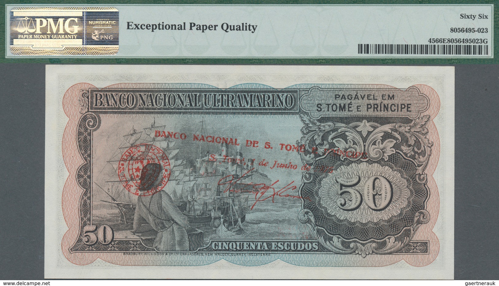 Saint Thomas & Prince / Sao Tome E Principe: Banco Nacional Ultramarino Pair With 20 And 50 Escudos - Sao Tome En Principe