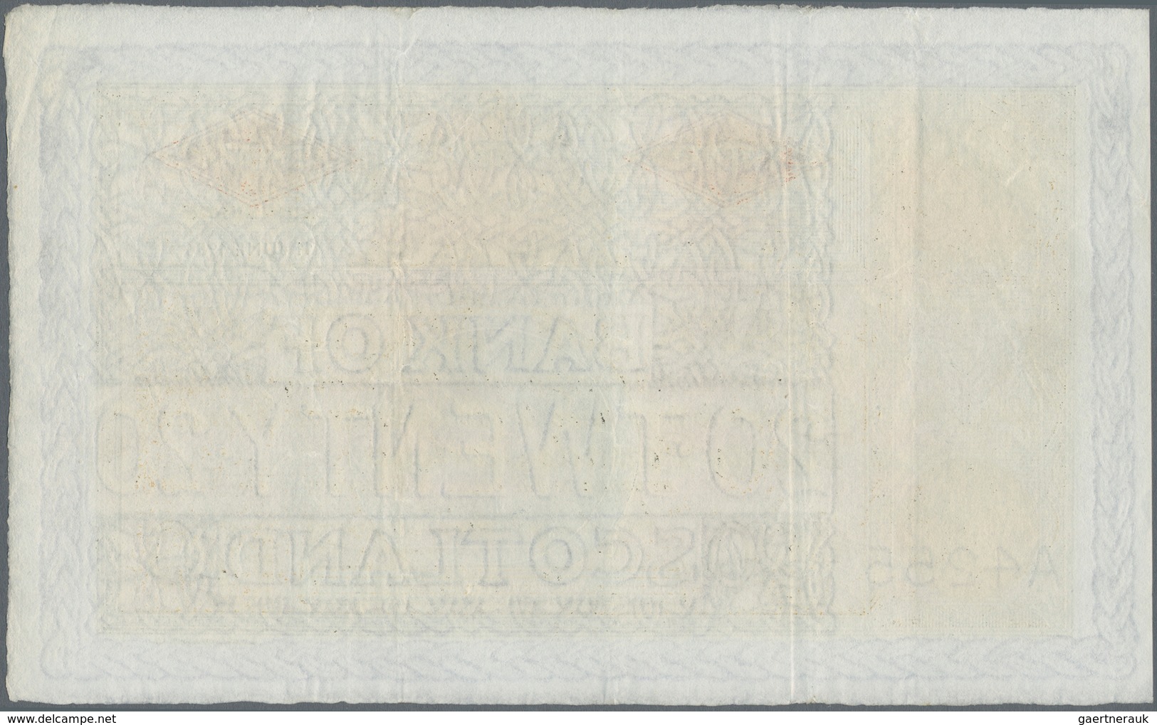 Scotland / Schottland: Bank Of Scotland 20 Pounds 1956 With Signatures: Craig & Watson, P.94e, Very - Other & Unclassified