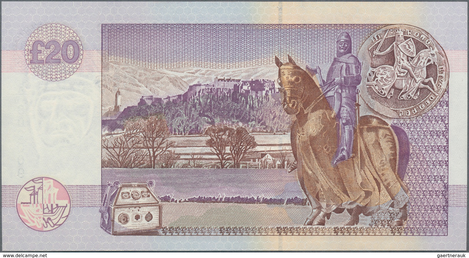 Scotland / Schottland: Clydesdale Bank PLC 20 Pounds 1999, P.228b In Perfect UNC Condition. - Other & Unclassified