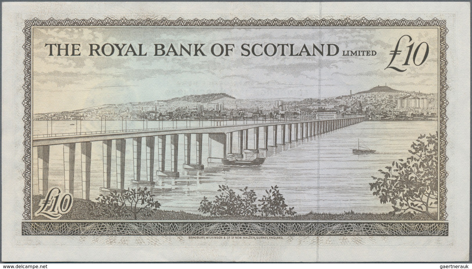 Scotland / Schottland: The Royal Bank Of Scotland 10 Pounds 1969, P.331, Very Nice With Strong Paper - Autres & Non Classés