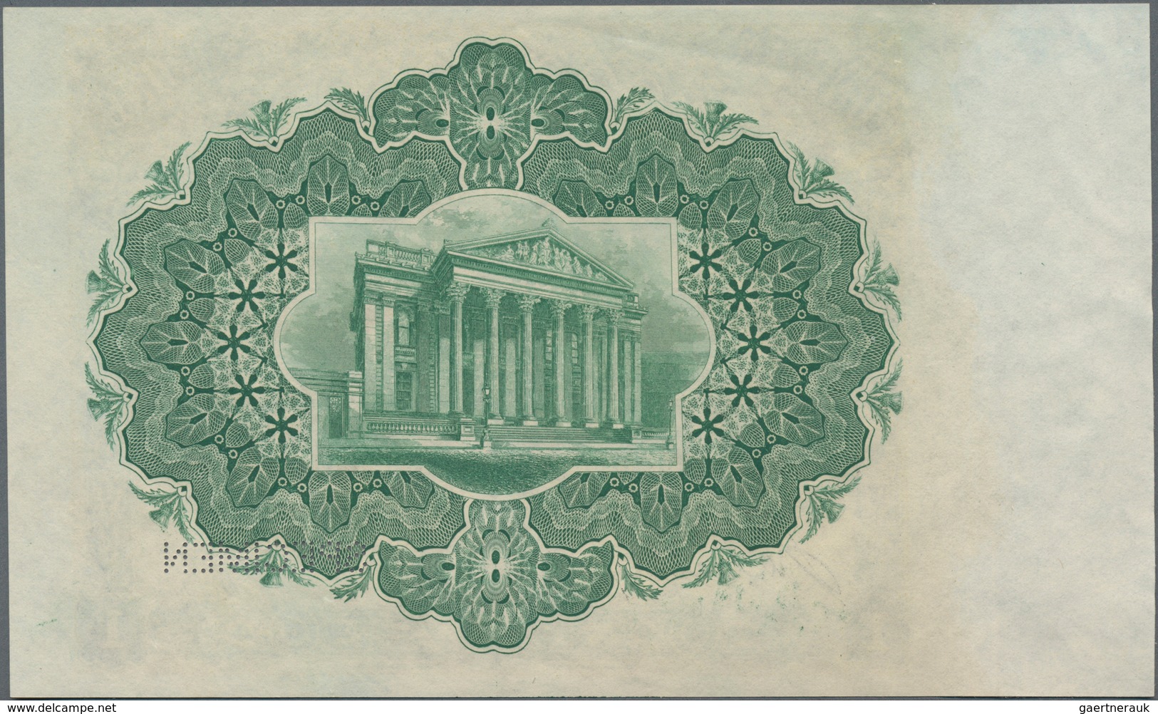 Scotland / Schottland: The Commercial Bank Of Scotland Limited 1 Pound 1904 SPECIMEN, P.S315s Withou - Autres & Non Classés