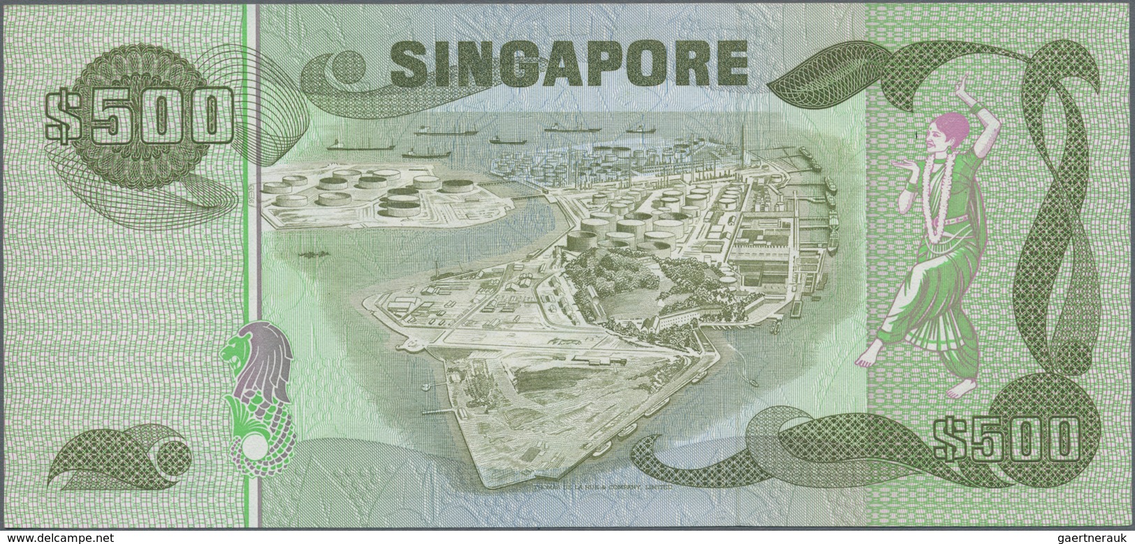 Singapore / Singapur: Board Of Commissioners Of Currency 500 Dollars ND(1977), P.15, Very Popular An - Singapore