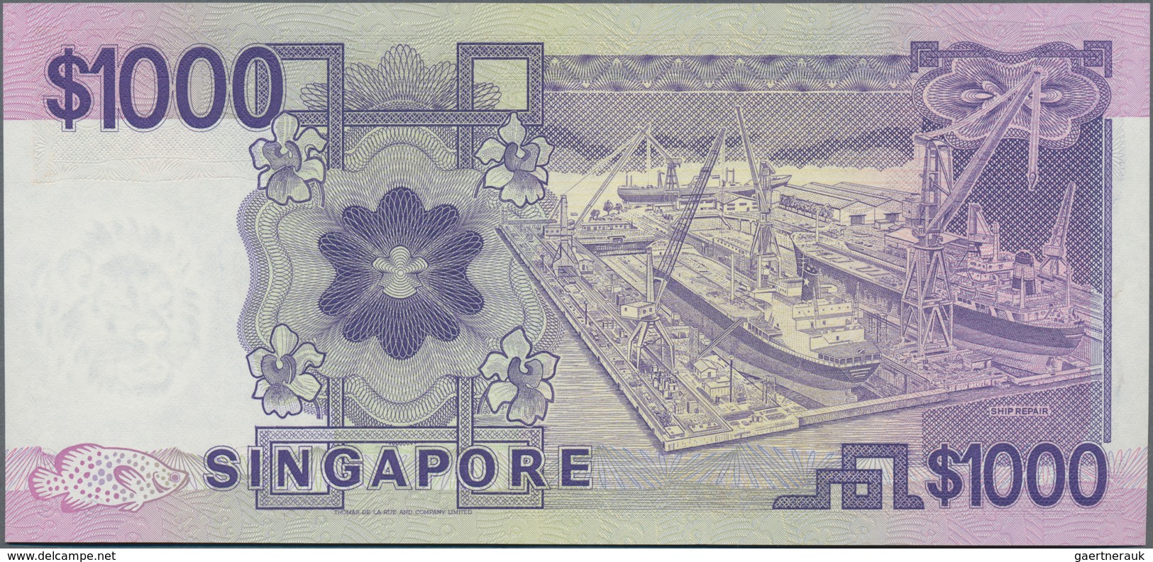 Singapore / Singapur: Board Of Commissioners Of Currency Pair With 100 Dollars ND(1985) With Solid S - Singapour