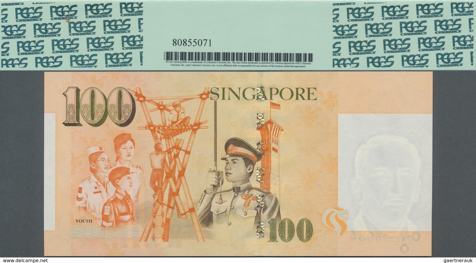 Singapore / Singapur: Board Of Commissioners Of Currency 100 Dollars ND(1999), P.42 In Perfect Condi - Singapore