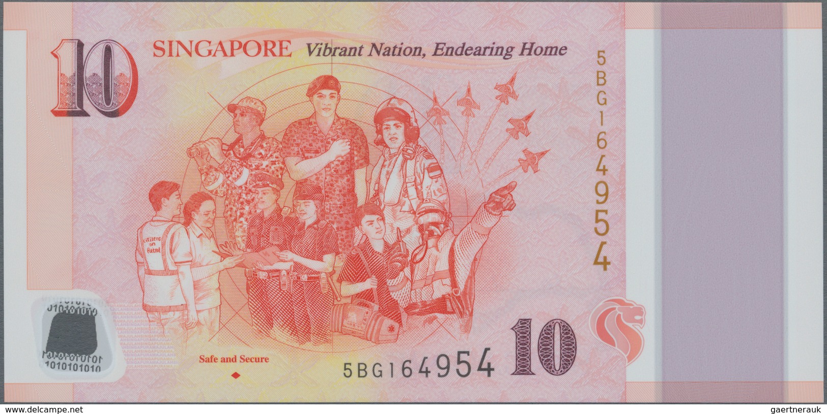 Singapore / Singapur: Monetary Authority Of Singapore Set With 6 Banknotes Of The 2015 Series Commem - Singapore