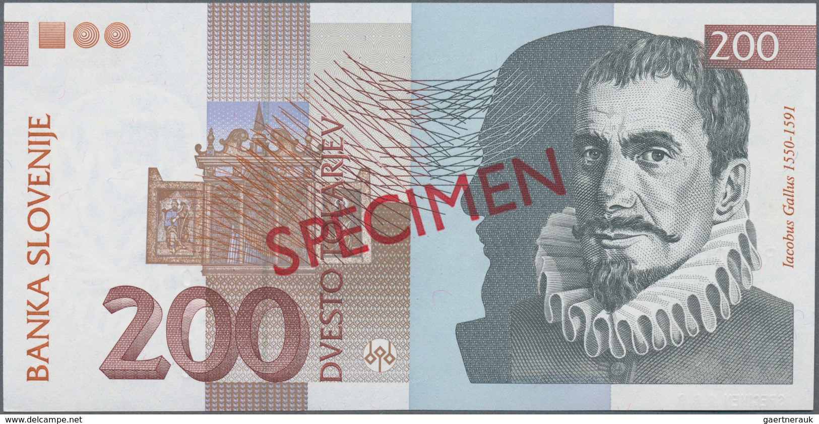 Slovenia / Slovenien: Banka Slovenije Set With 6 Banknotes With 200, 500, 2x 1000, 5000 And 10.000 T - Slowenien