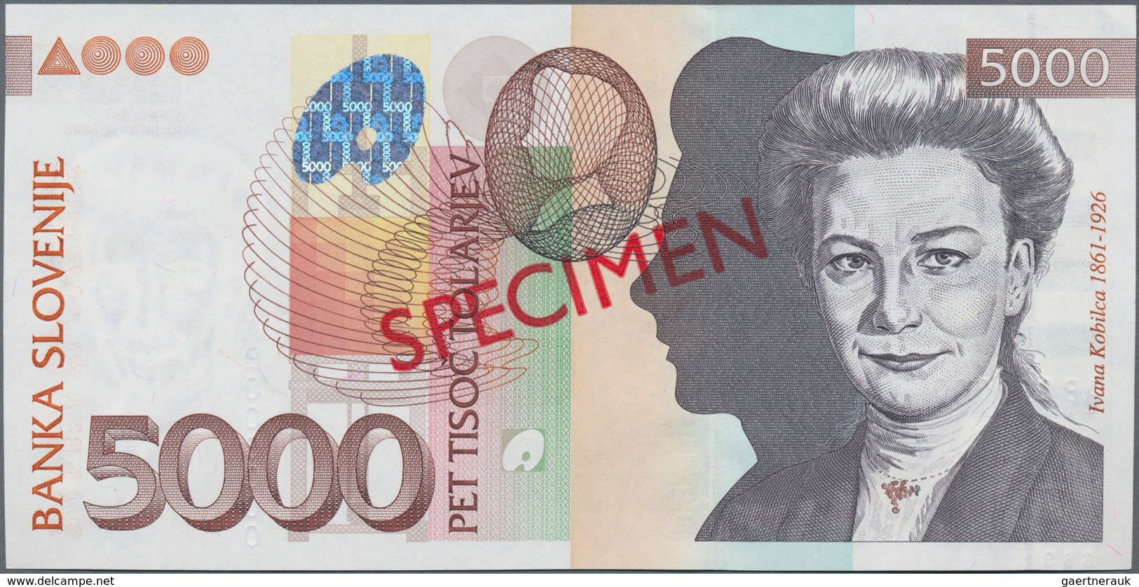 Slovenia / Slovenien: Banka Slovenije Set With 6 Banknotes With 200, 500, 2x 1000, 5000 And 10.000 T - Slovenia