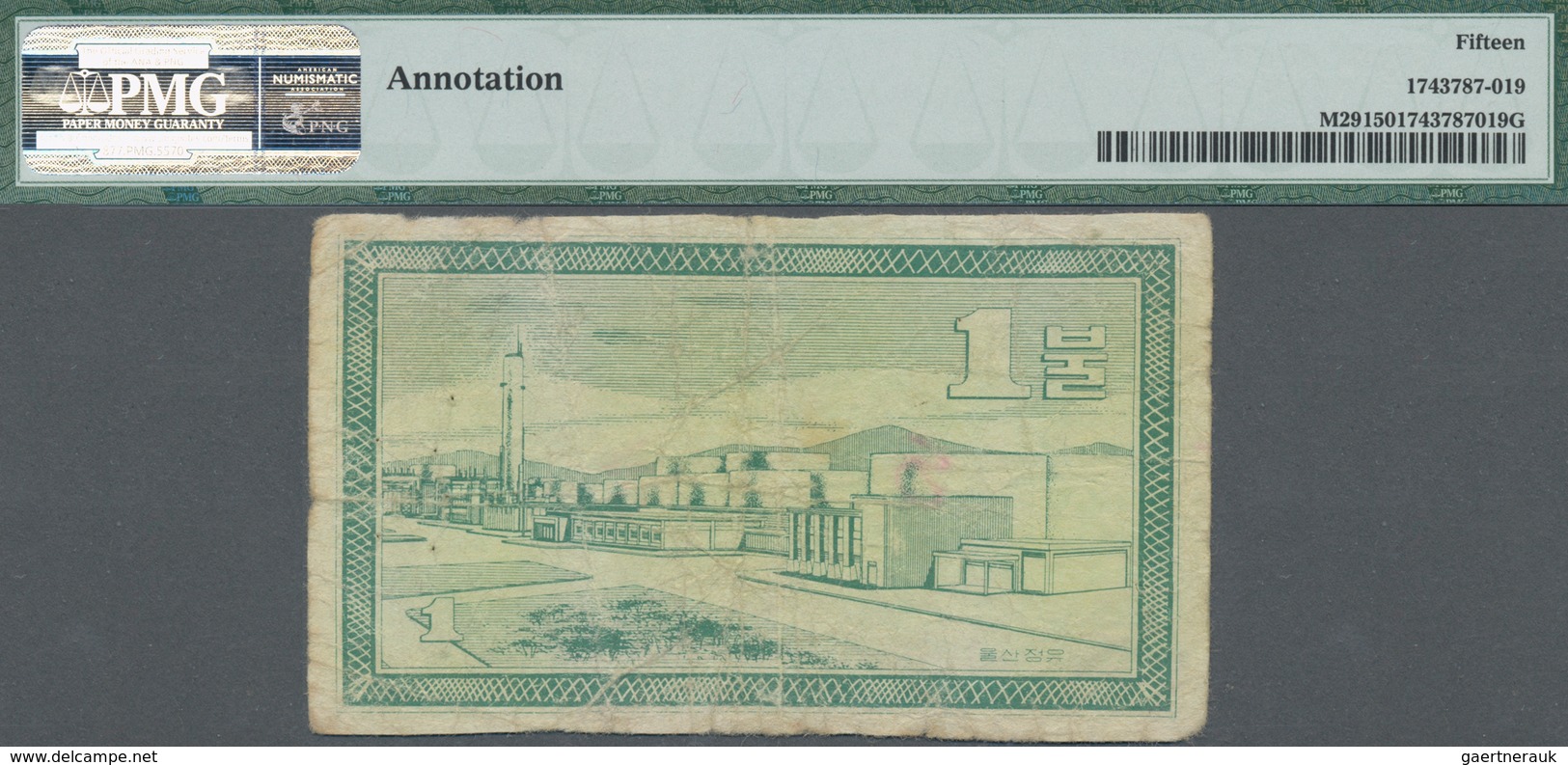 South Korea / Banknoten: 1 Dollar ND(1970) MPC, P.M29, Small Graffiti, Pinholes And Small Tear At Ce - Autres & Non Classés