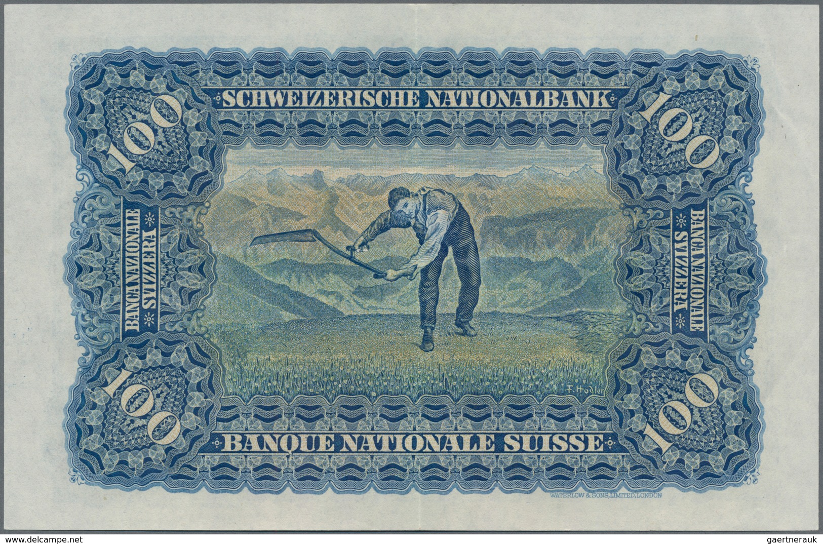 Switzerland / Schweiz: Schweizerische Nationalbank Lot With 4 Banknotes 100 Franken 1947 With Signat - Switzerland