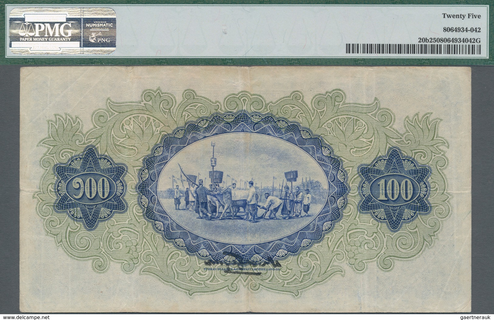 Thailand: Government Of Siam 100 Baht May 1st 1932, P.20b, Still Nice Condition With A Few Minor Mar - Thailand