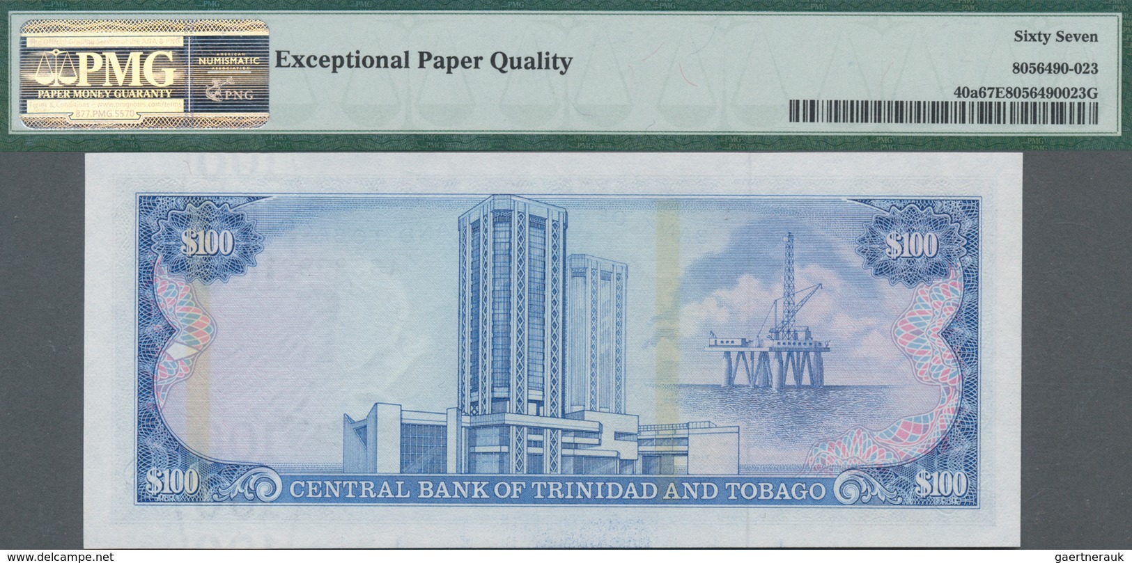 Trinidad & Tobago: Central Bank Of Trinidad & Tobago 100 Dollars ND(1985), P.40a, Excellent Conditio - Trinidad En Tobago