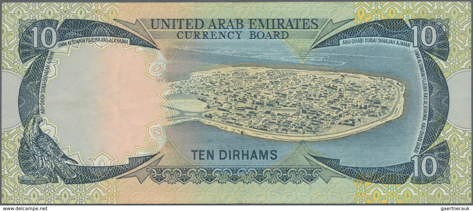 United Arab Emirates / Vereinigte Arabische Emirate: United Arab Emirates Currency Board 10 Dirhams - United Arab Emirates