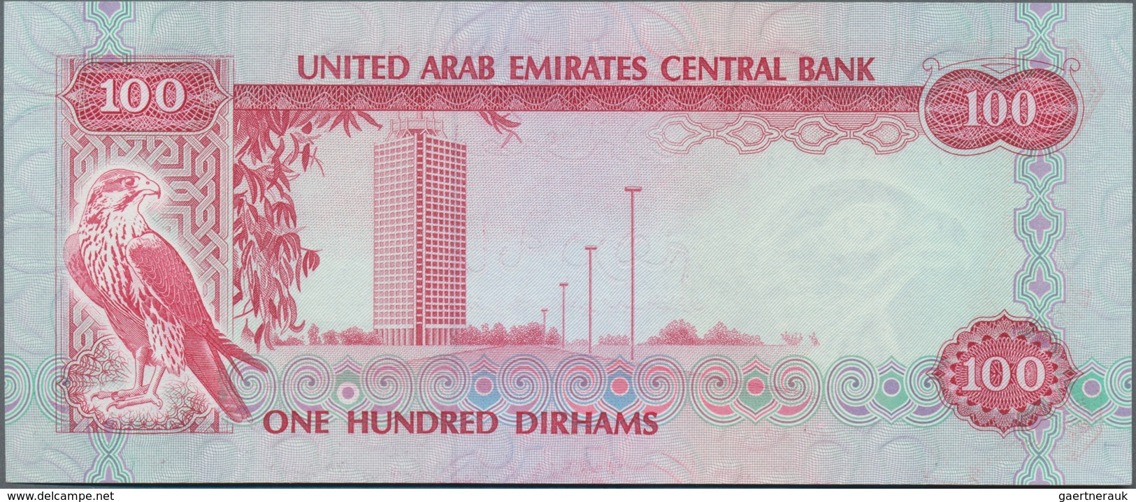United Arab Emirates / Vereinigte Arabische Emirate: United Arab Emirates Central Bank 100 Dirhams N - Ver. Arab. Emirate