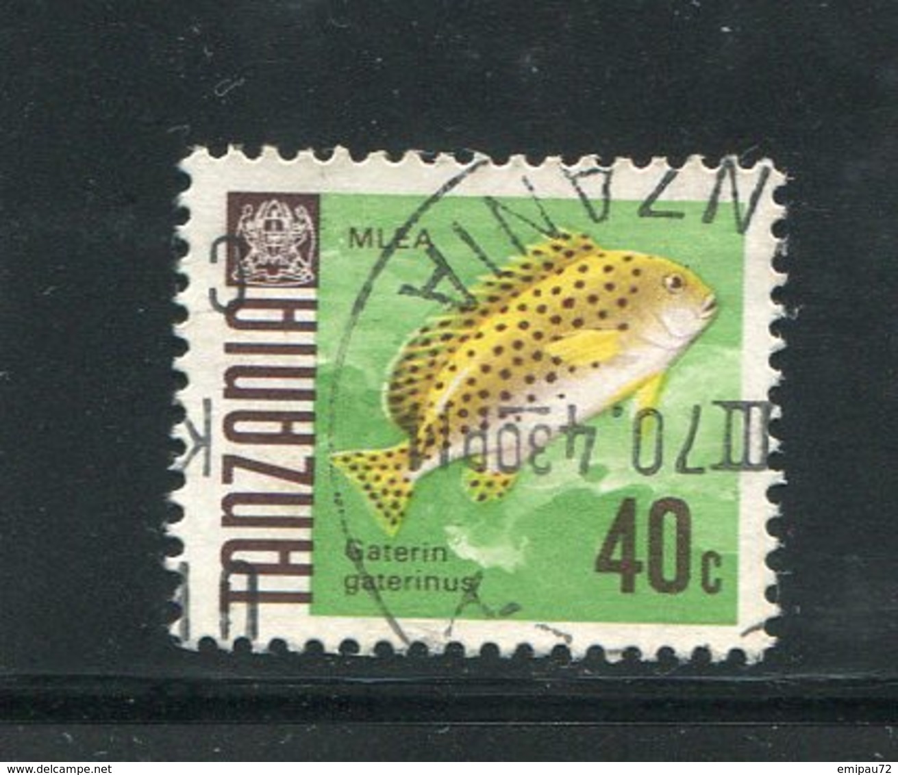 TANZANIE- Y&T N°24- Oblitéré (poissons) - Tanzanie (1964-...)