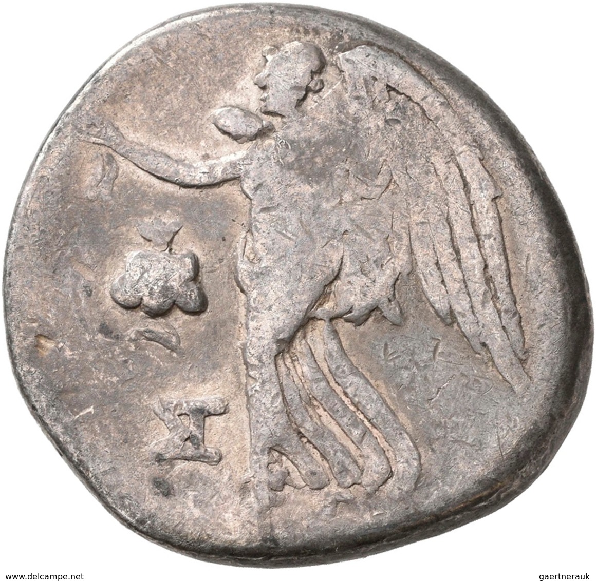 Pamphylien: SIDE: Tetradrachme, 2.-1. Jhd. V. Chr.; 16,46 G, Mit Gegenstempel Auf Avers. Athenakopf - Grecques