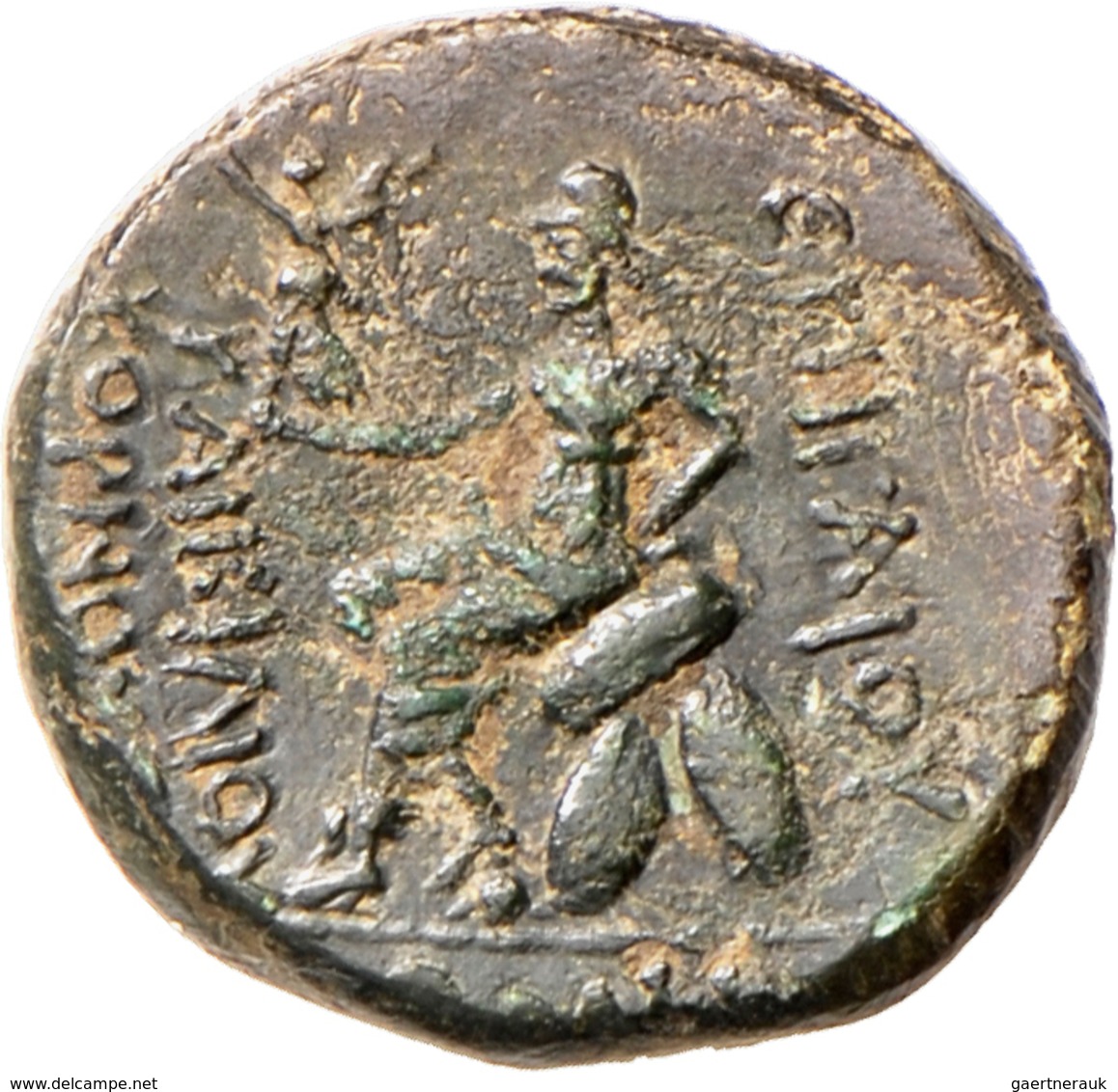 Provinzialrömische Münzen: Lot 6 AE: 2x Amisos, Sebaste, Laodikeia, Akmoneia, Synaus. Meist Um Ss. - Provincie