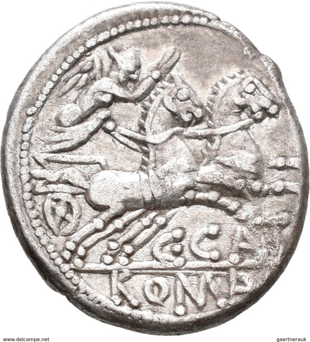 Anonym: Lot 2 Stück; Anonym, AR-Victoriat, Nach 211 V. Chr.; 3,1 G. Albert 163, Crawfort 53/1 Und C. - Republiek (280 BC Tot 27 BC)