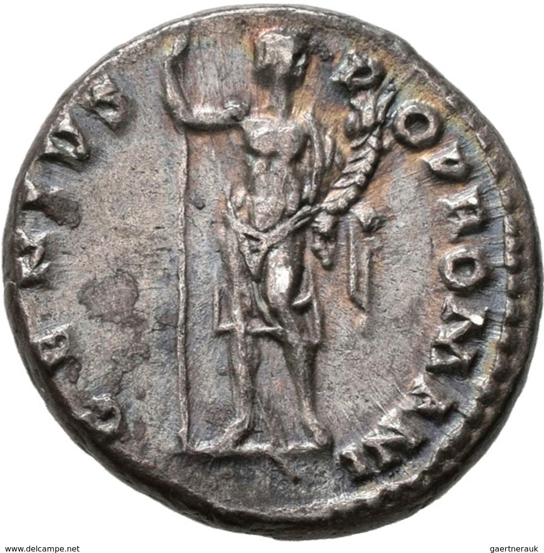 Antoninus Pius (138 - 161): Denar, GENIVS POP ROMANI; Kampmann 35.82; 2,62 G, Fast Vorzüglich. - The Anthonines (96 AD Tot 192 AD)