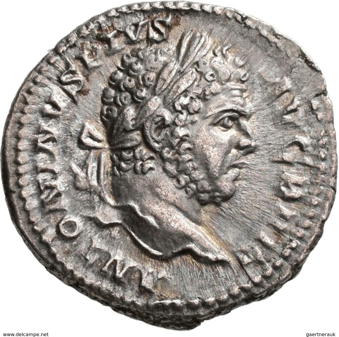 Caracalla (196 - 198 - 217): Als Augustus 198-217: Lot 2 Denare O.J. Portrait Mit Lorbeerkranz Nach - The Severans (193 AD To 235 AD)