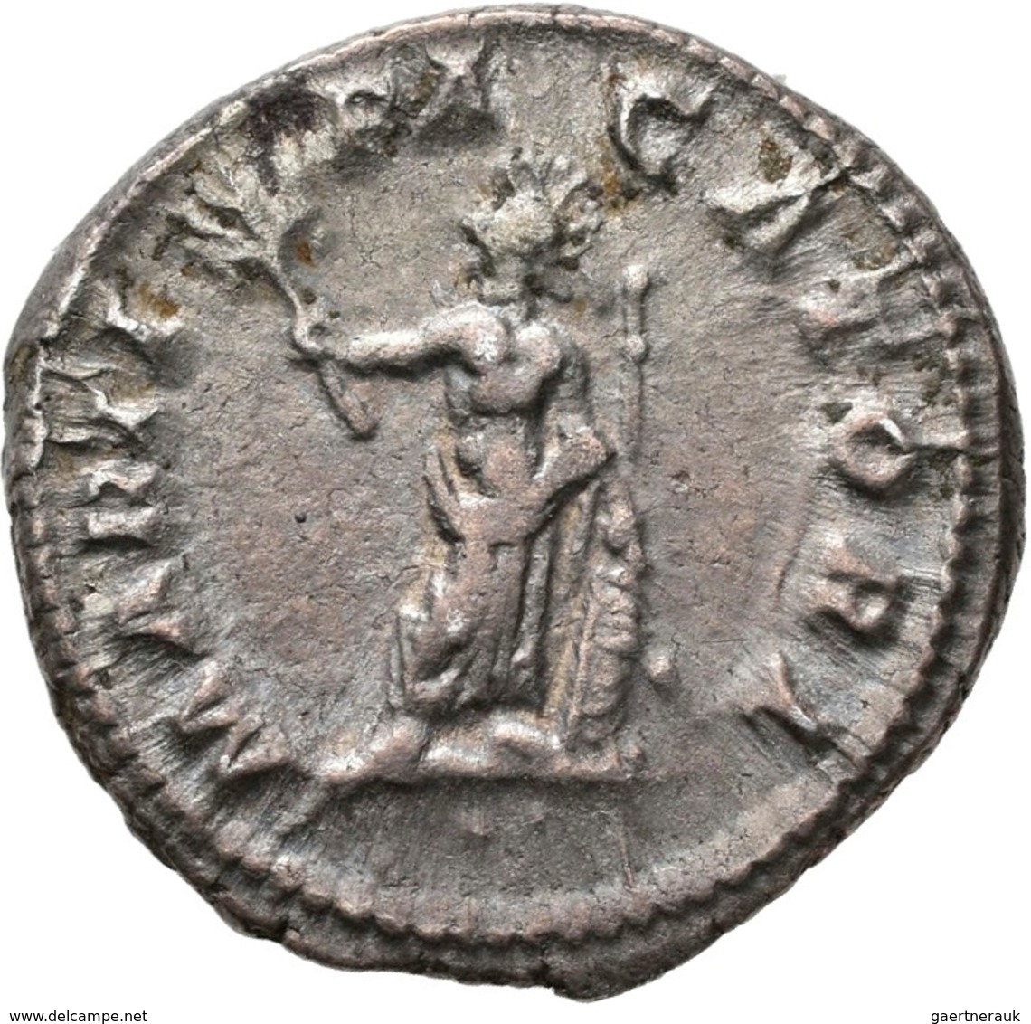 Caracalla (196 - 198 - 217): Als Augustus 198-217: Lot 2 Denare O.J. Portrait Mit Lorbeerkranz Nach - Les Sévères (193 à 235)