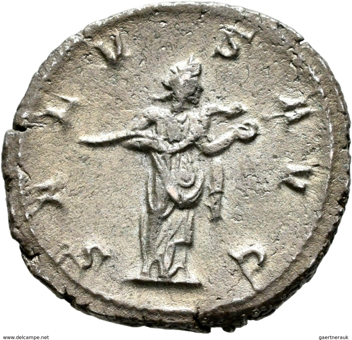 Philippus I. Arabs (244 - 249): AR Antoninian, 3,70 G. Drapierte Büste Mit Strahlenkrone Nach Rechts - The Military Crisis (235 AD Tot 284 AD)