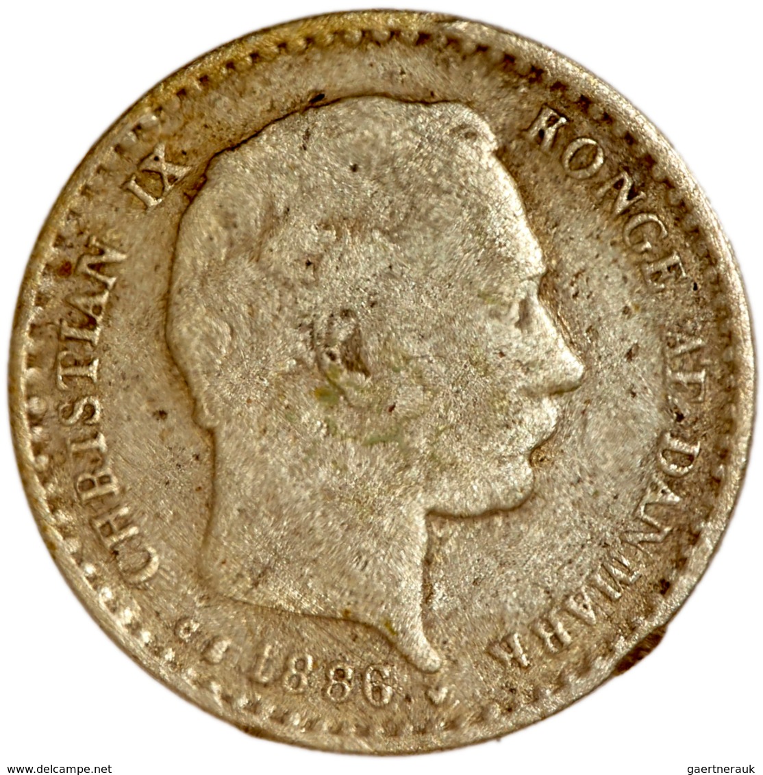 Dänemark: Christian IX. 1863-1906: Lot 2 Münzen: 10 Öre Von 1886 In Schöner Bis Sehr Schöner Erhaltu - Danimarca