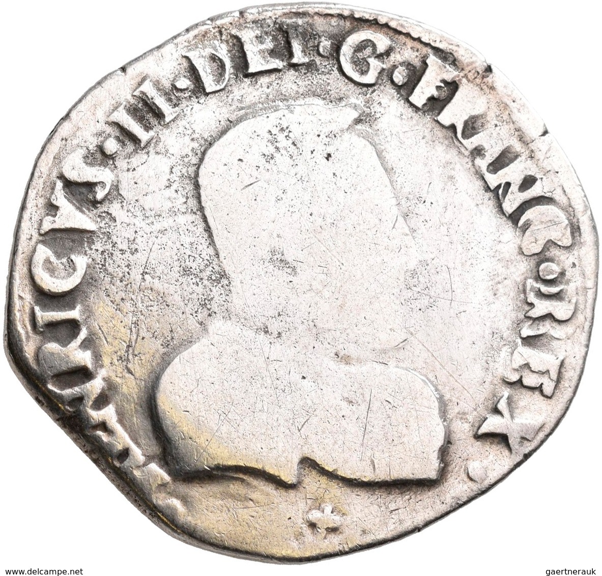 Frankreich: Henry II., Lot 3 Münzen, Teston 1557 H, 1561 H, 1576, Nicht Näher Bestimmt, überwiegend - Andere & Zonder Classificatie