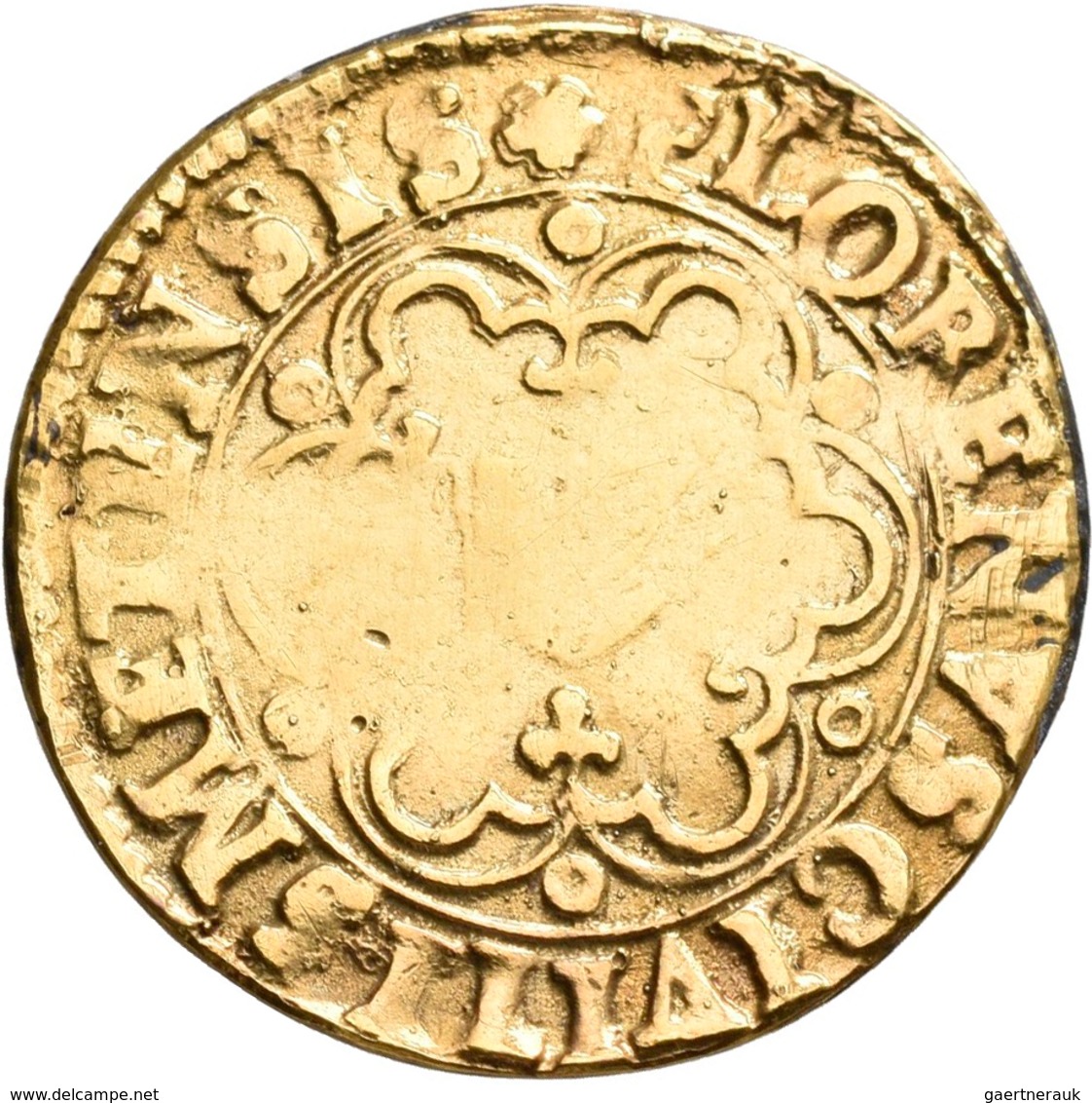 Frankreich: Metz: Goldgulden 1623, 2,03 G, Friedberg 164, Galvanoplastische Museumsanfertigung Des 1 - Andere & Zonder Classificatie