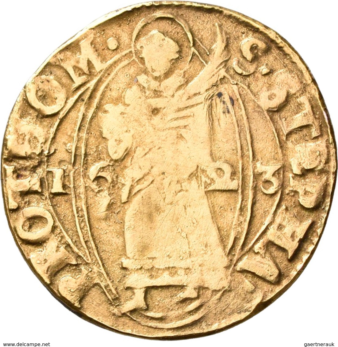 Frankreich: Metz: Goldgulden 1623, 2,03 G, Friedberg 164, Galvanoplastische Museumsanfertigung Des 1 - Andere & Zonder Classificatie