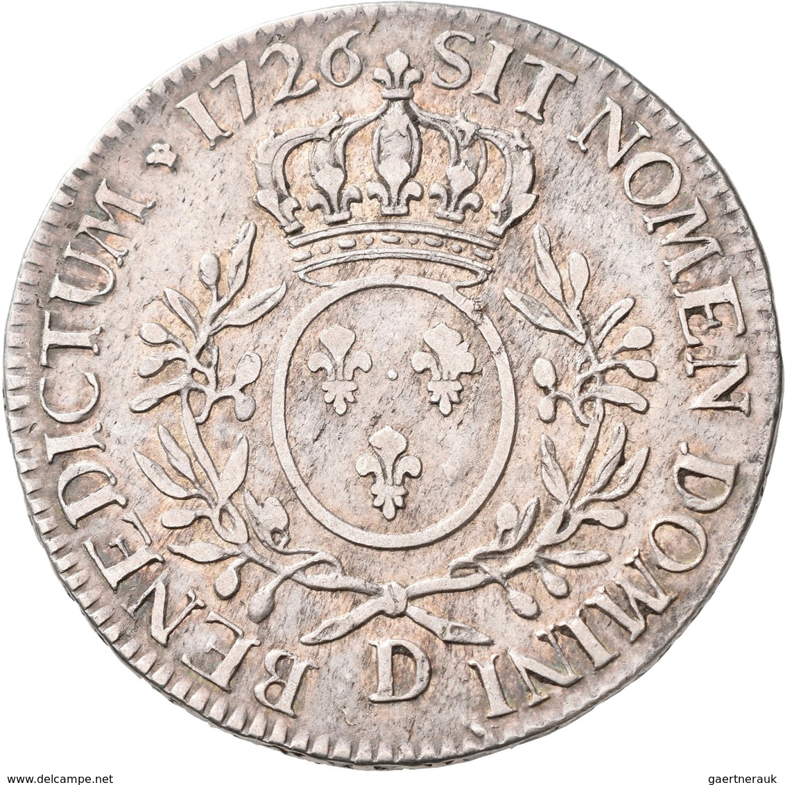 Frankreich: Louis XV. 1715-1774: Lot 3 X ECU 1726 A, 1726 D, 1762 BB; Dazu Louis XVI. 1774-1792: Ecu - Andere & Zonder Classificatie