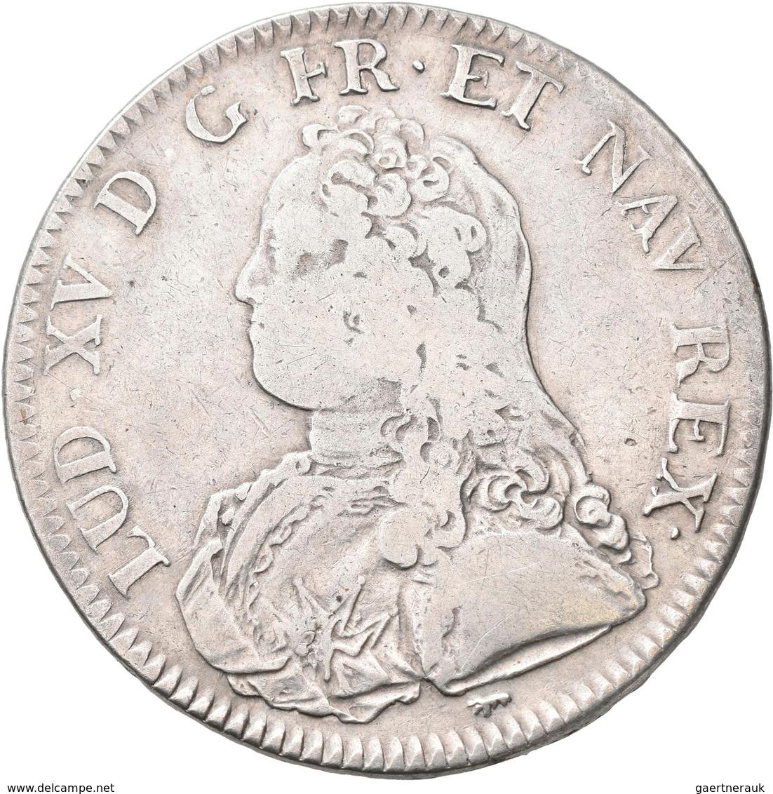 Frankreich: Louis XV. 1715-1774: Lot 3 X ECU 1726 A, 1726 D, 1762 BB; Dazu Louis XVI. 1774-1792: Ecu - Andere & Zonder Classificatie