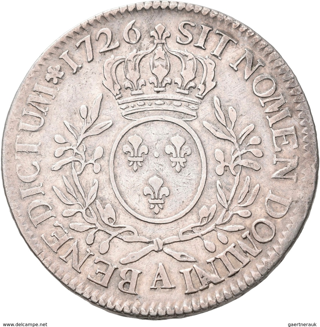 Frankreich: Louis XV. 1715-1774: Lot 3 X ECU 1726 A, 1726 D, 1762 BB; Dazu Louis XVI. 1774-1792: Ecu - Autres & Non Classés