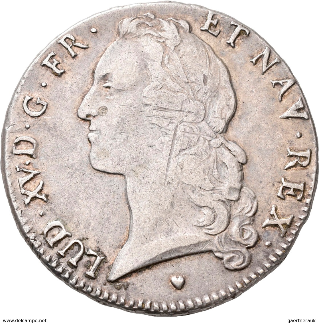 Frankreich: Louis XV. 1715-1774: Lot 3 X ECU 1726 A, 1726 D, 1762 BB; Dazu Louis XVI. 1774-1792: Ecu - Andere & Zonder Classificatie